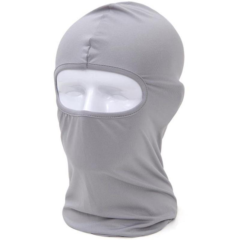Maschera integrale in lycra per protezione collo, ciclismo, moto, sci