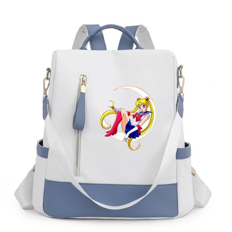 Segelmond-inspiriertes Damen-Oxford-Nylon-Rucksack für Reisen, Schule, Streetwear, Freizeit