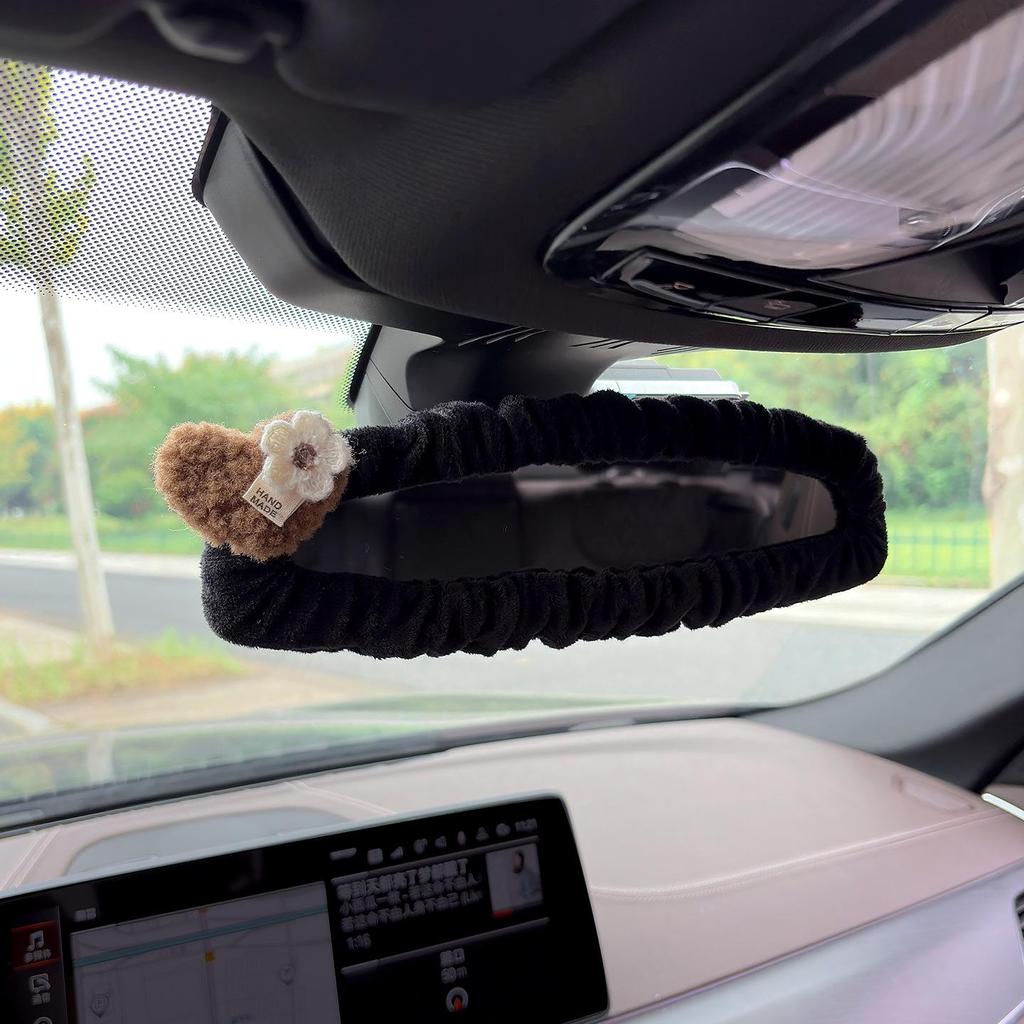 Kreative Niedliche Welpen Rückspiegelabdeckung - Dekorative Auto-Innenausstattung für Frauen.