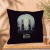 Vintage Black Classic Movie The King Rings Pillow Cover for Bedroom Room and Living Room Sofa Decorative Cushion Cover