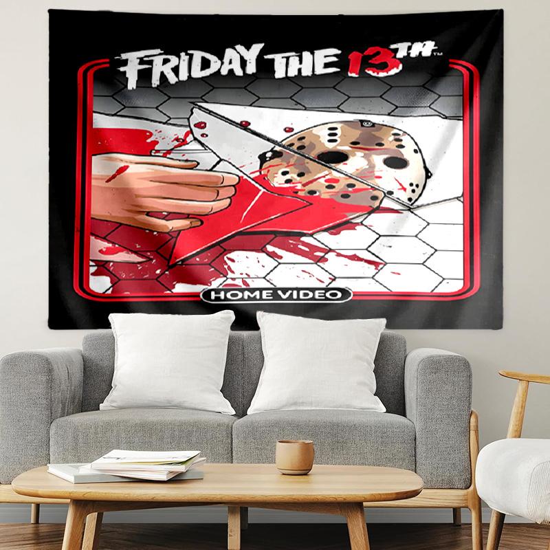Jason Voorhees Print Tapestry, Lightweight Wall Hanging, for Bedroom, Dorm, Living Room, Home Art Decor, Birthday Christmas Gift for Friends