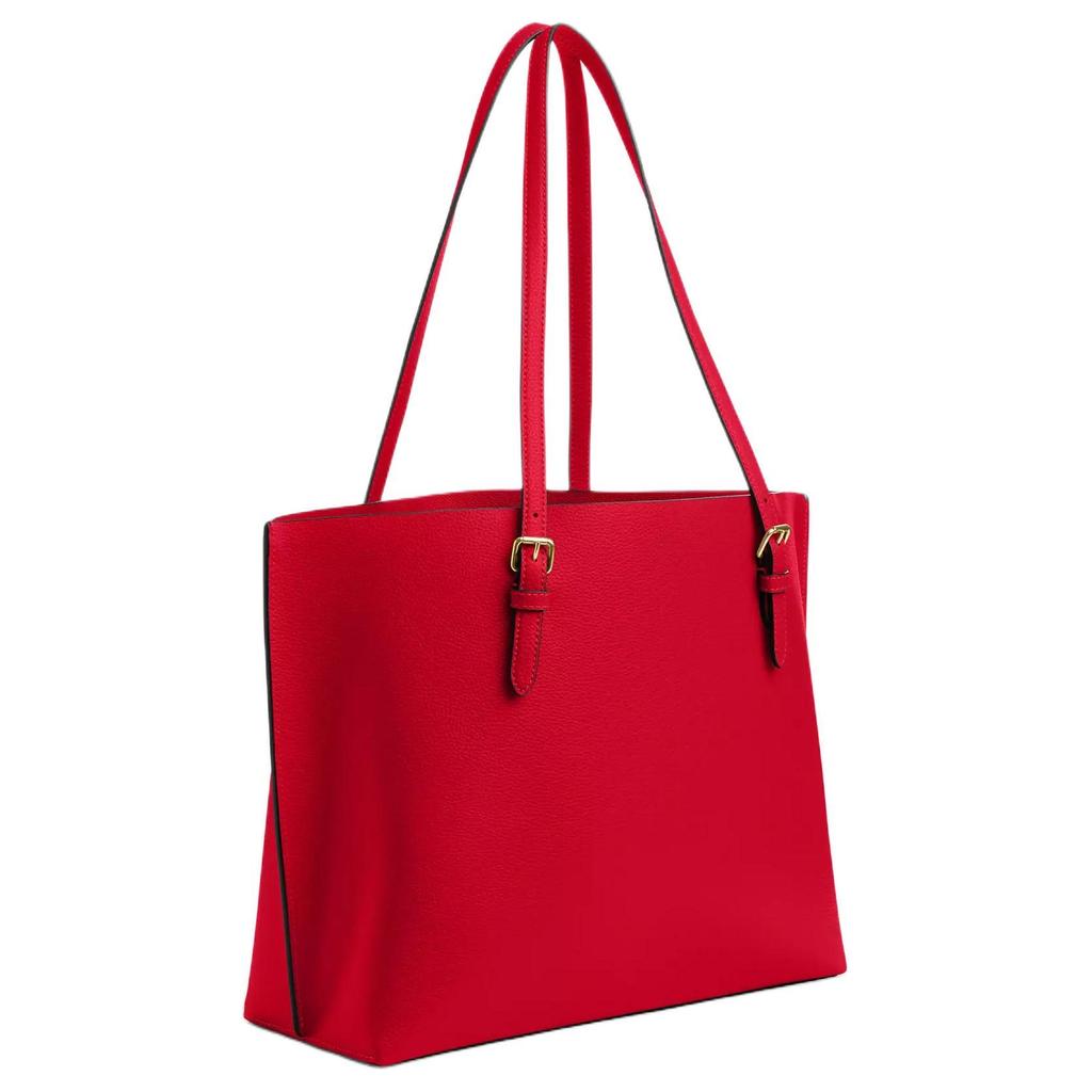 COACH Mollie Leather Tote Bag, Shopping Bag, Handbag, Shoulder Bag Large Women's Red CV968-IMUP7