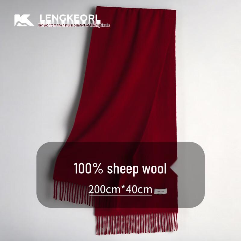 Lingke Women's 100% Wool Autumn/Winter Scarf