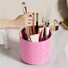 Drillless Cosmetic Brush Holder 360 Degree Rotating Spacious Makeup Organizers Cups For Desk Bathroom Countertop