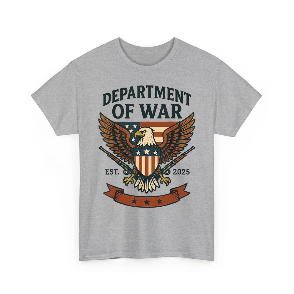 

Department of War Established 2025 ReEstablished American Flag Unisex TShirt Unisex T-Shirt XL
