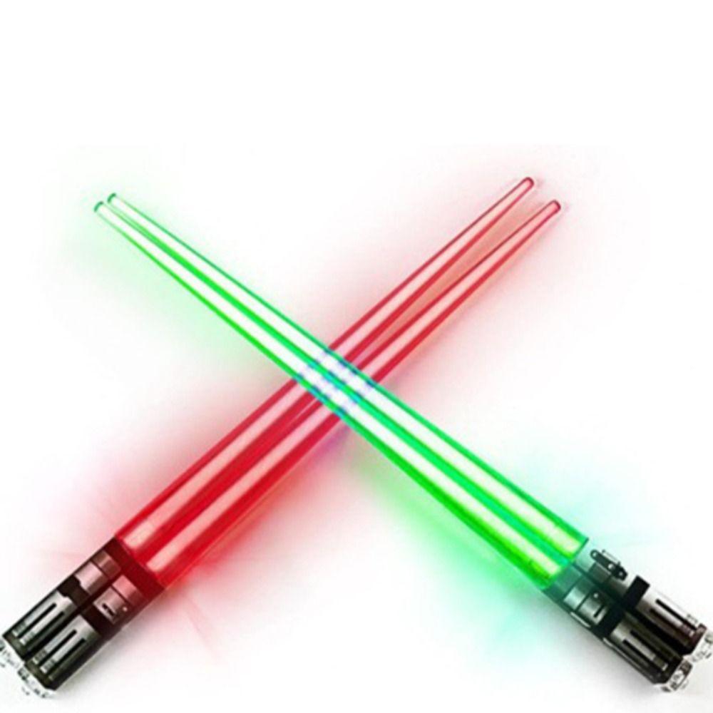 Washable Light Saber Chopsticks Detachable Luminous Chopstick Household LED Chopstick  Night
