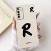 For Realme X2 XT Lucky Initial Letter Phone Case For Realme XT X2 Soft Silicone Shockproof Cases