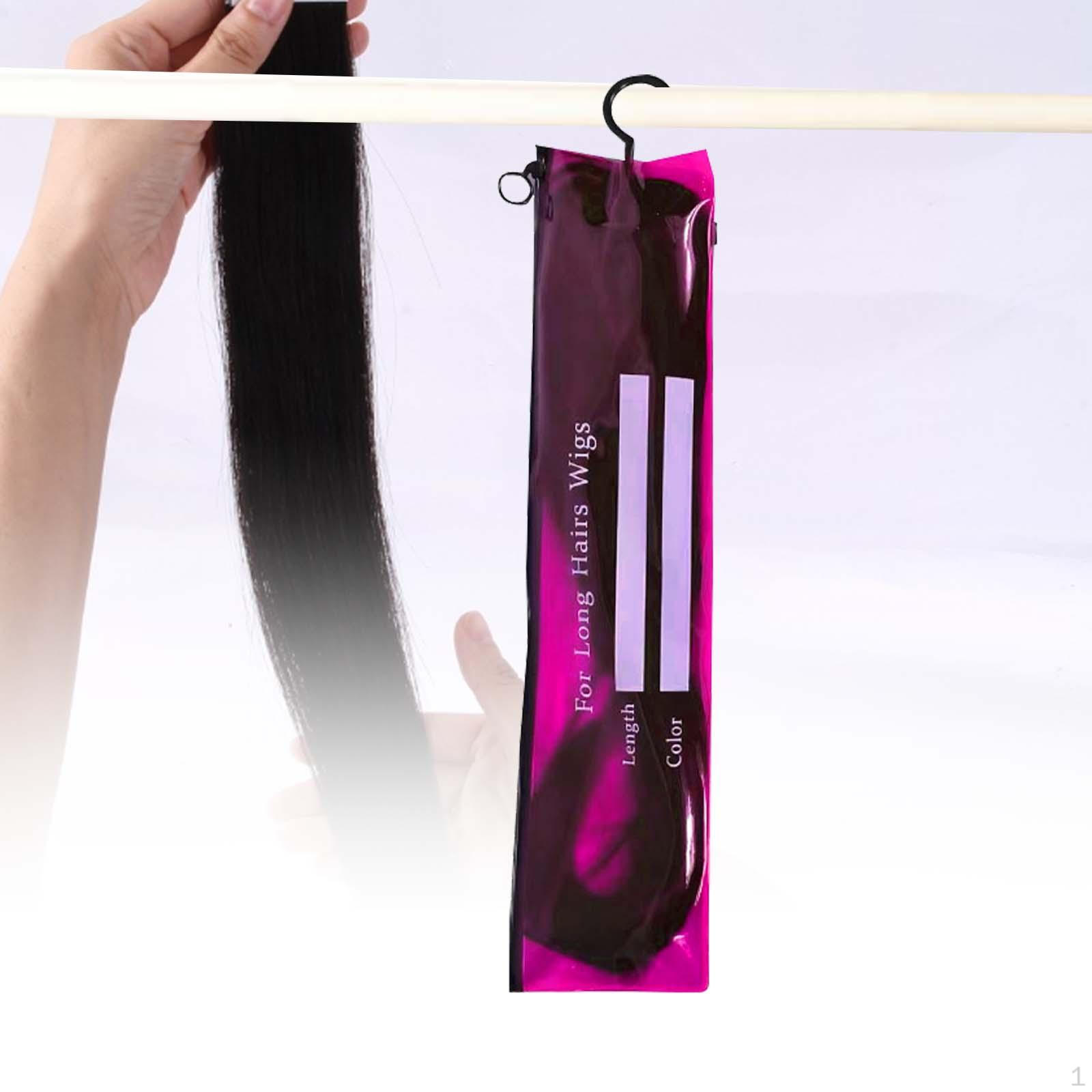 Сумка для хранения волос, Вешалка для волос, Прочная легкая пылезащитная сумка для парика, S Pink