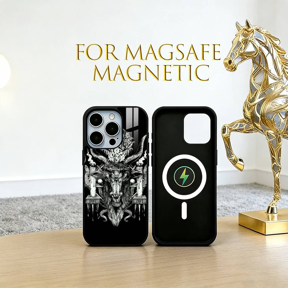 Warning Sign  Phone Case For iPhone17,16,15,14,13,12,11 Plus,Pro Magnetic with Magsafe Wireless Charging