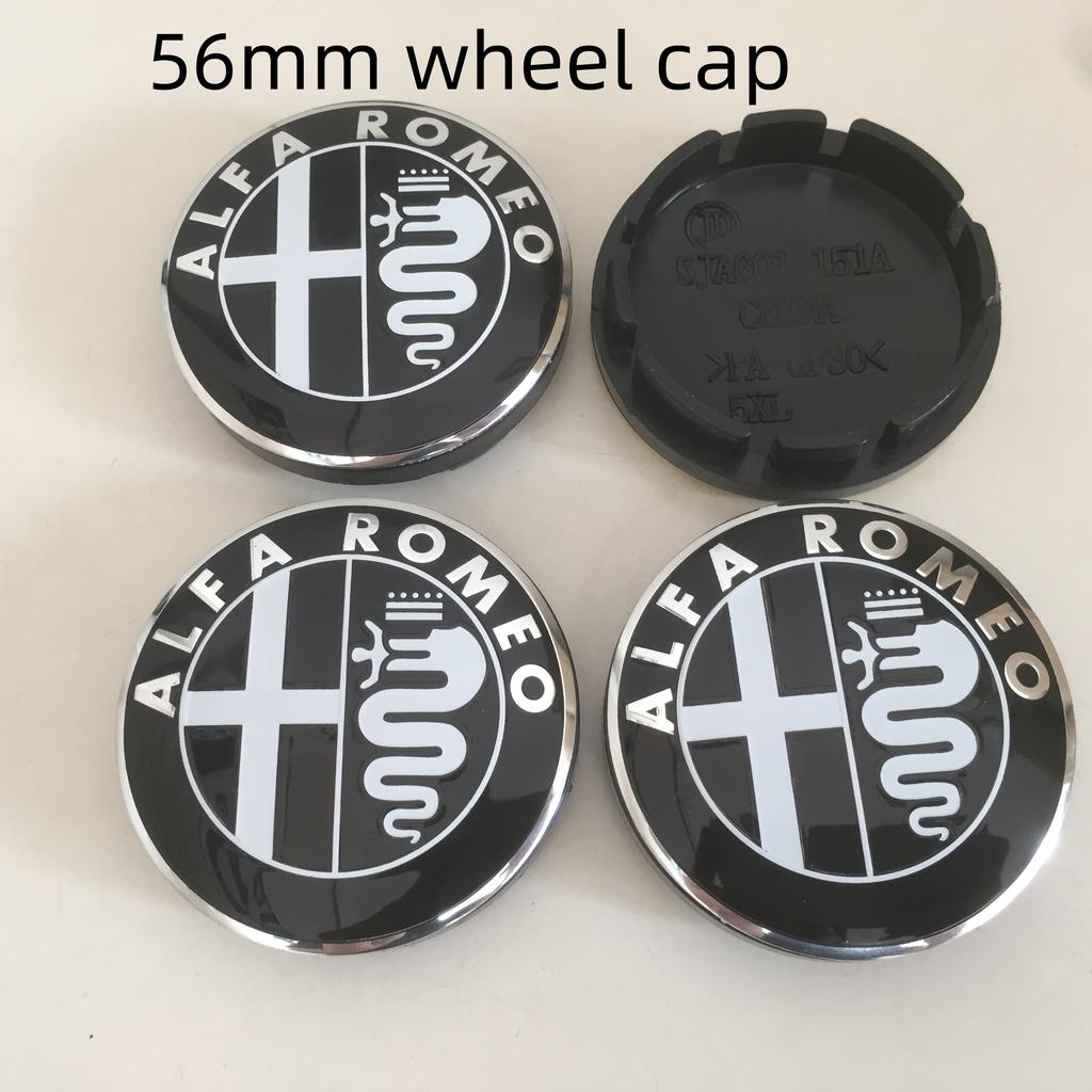 4 Stück 56mm 60mm 68mm Für Alfa Romeo 147 156 159 Autoemblem Radnaben-Mittelkappe Abzeichen Abdeckungen Aufkleber Decals Styling-Zubehör