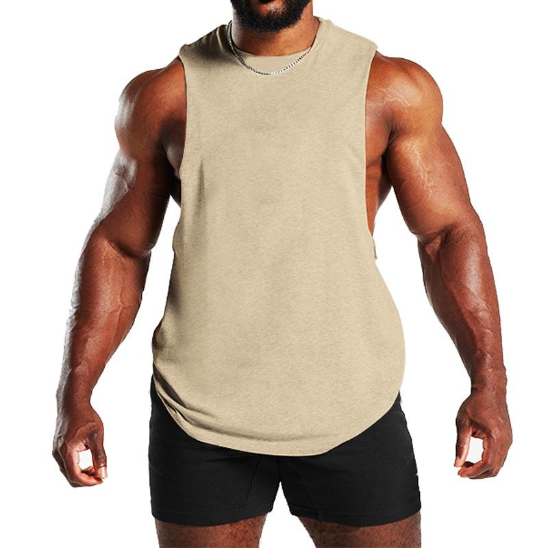 Summer Men's Gym Tank Top Fitness Training Clothing Quick-drying Loose Bodybuilding Sleeveless Shirt Men Fashion Basketball Vest