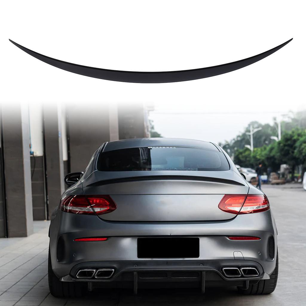 Rear   Spoiler for     Sporty Improve Driving Stability for W205 C200 C Class Sedan 2015 to 2021