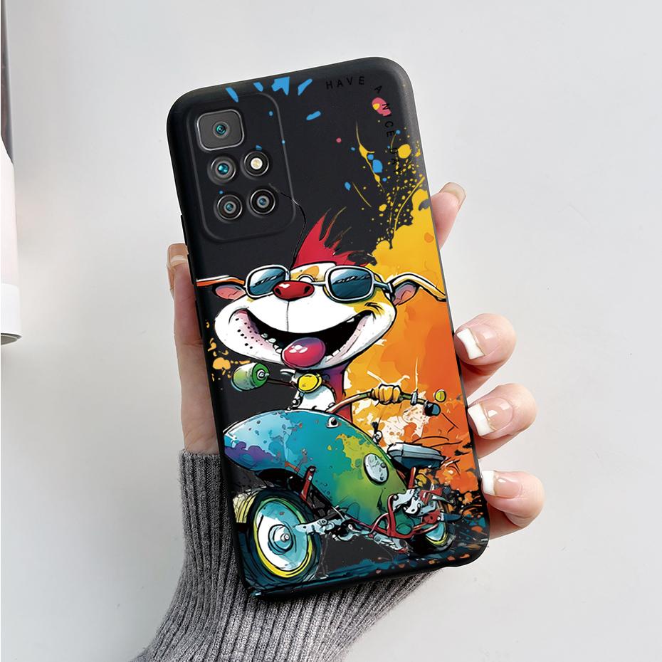 For Xiaomi Redmi 10 Prime 2022 Case Cute Bear Cartoon Shockproof TPU Cover For Xiaomi Redmi 10 Phone Case Redmi10 2022 Soft Capa
