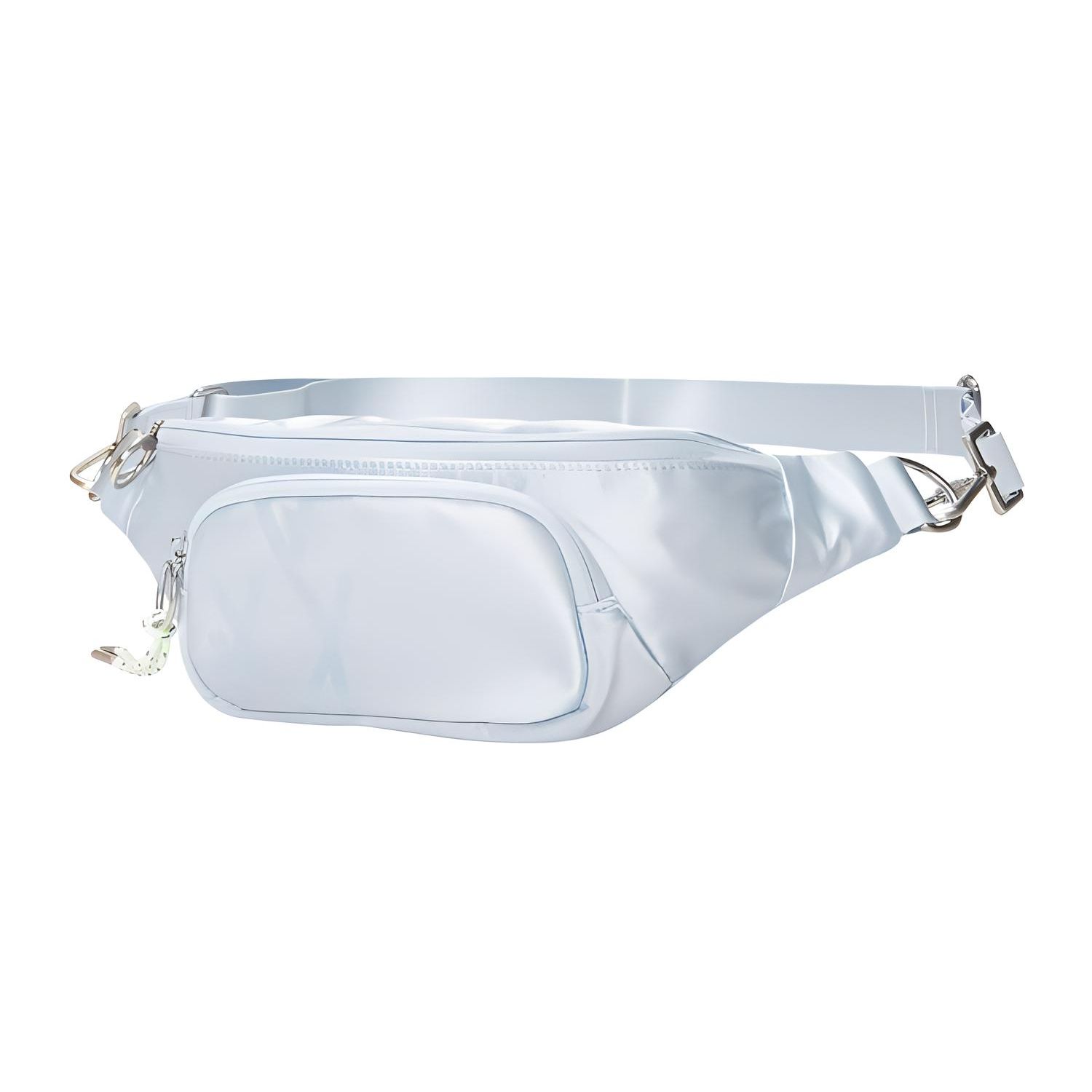 PUMA Removable Belt Faux Leather Waist Bag Regular Women bags Light-Blue 07781401 Light Blue 17500₽