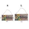 Hanging Welcome Door Sign Pastoral Style Wooden Decoration Sign  Garden Decoration