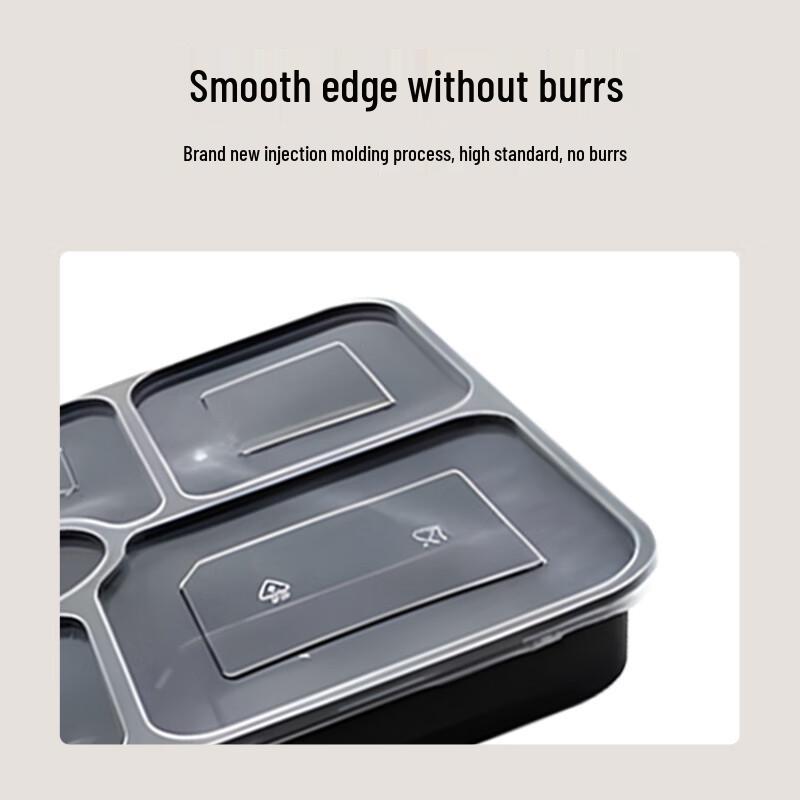 Tongyuan 6-Compartment 1350ml Disposable Lunch Box