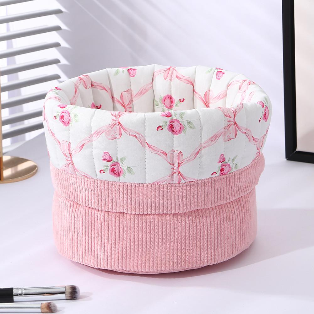 Basic Makeup Organizer With Cotton Material For Travel And Home Use