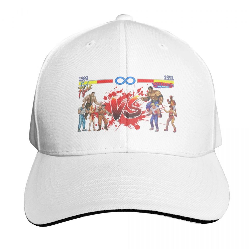 Final Fight Vs Street of Rage Baseball Cap Wild Ball Hat New Hat Golf Hat Unisex Hood Unisexs Tennis Womens
