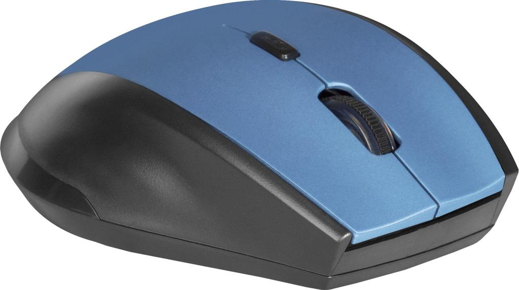 Mysz bezprzewodowa Defender ACCURA MM-365 optyczna 1600dpi 6P niebieska
