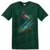 Colorful Fish Graphic T Shirt Creative Aquatic Design Fishing Lover Tee