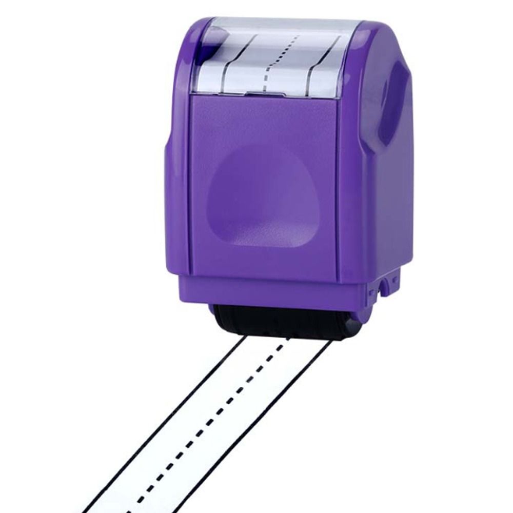 Długotrwały stempel rolkowy z przerywanymi liniami do ćwiczenia pisma odręcznego, stempel rolkowy do ćwiczenia pisma odręcznego