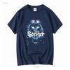 Seether Tričko Bavlna Černá Velikost S až 5XL PM1197 vintage Vyprané Pohodlné Unisex Lehce Pružné homme Univerzální Ležérní