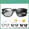 Aoron Design Brand Tr Frame Photochromic Polarized Sunglasses For Men Women Classic Outdoor Fashion Fishing Driving Glasses