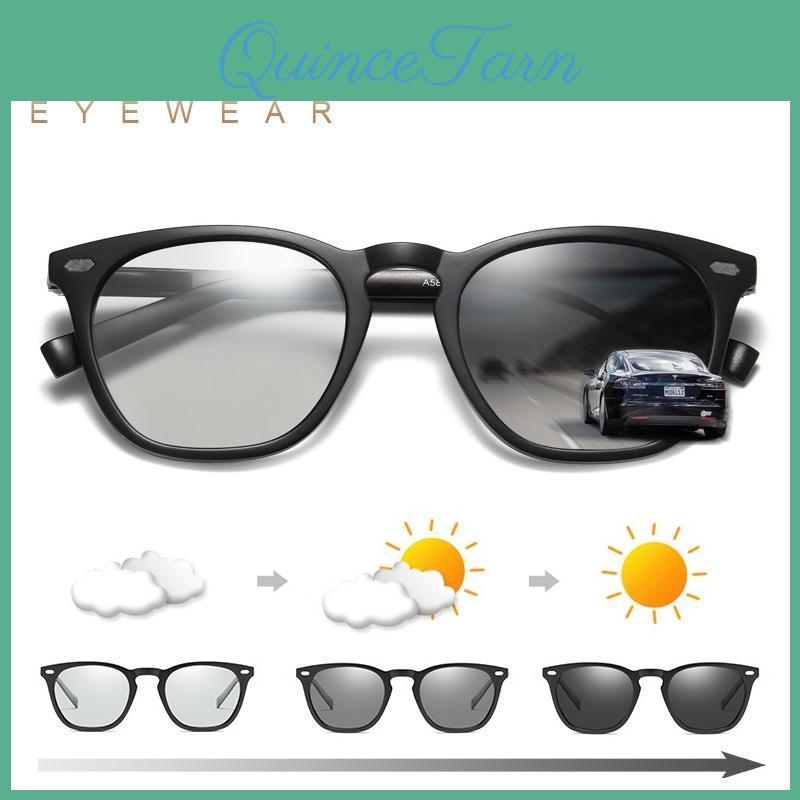 Aoron Design Brand Tr Frame Photochromic Polarized Sunglasses For Men Women Classic Outdoor Fashion Fishing Driving Glasses
