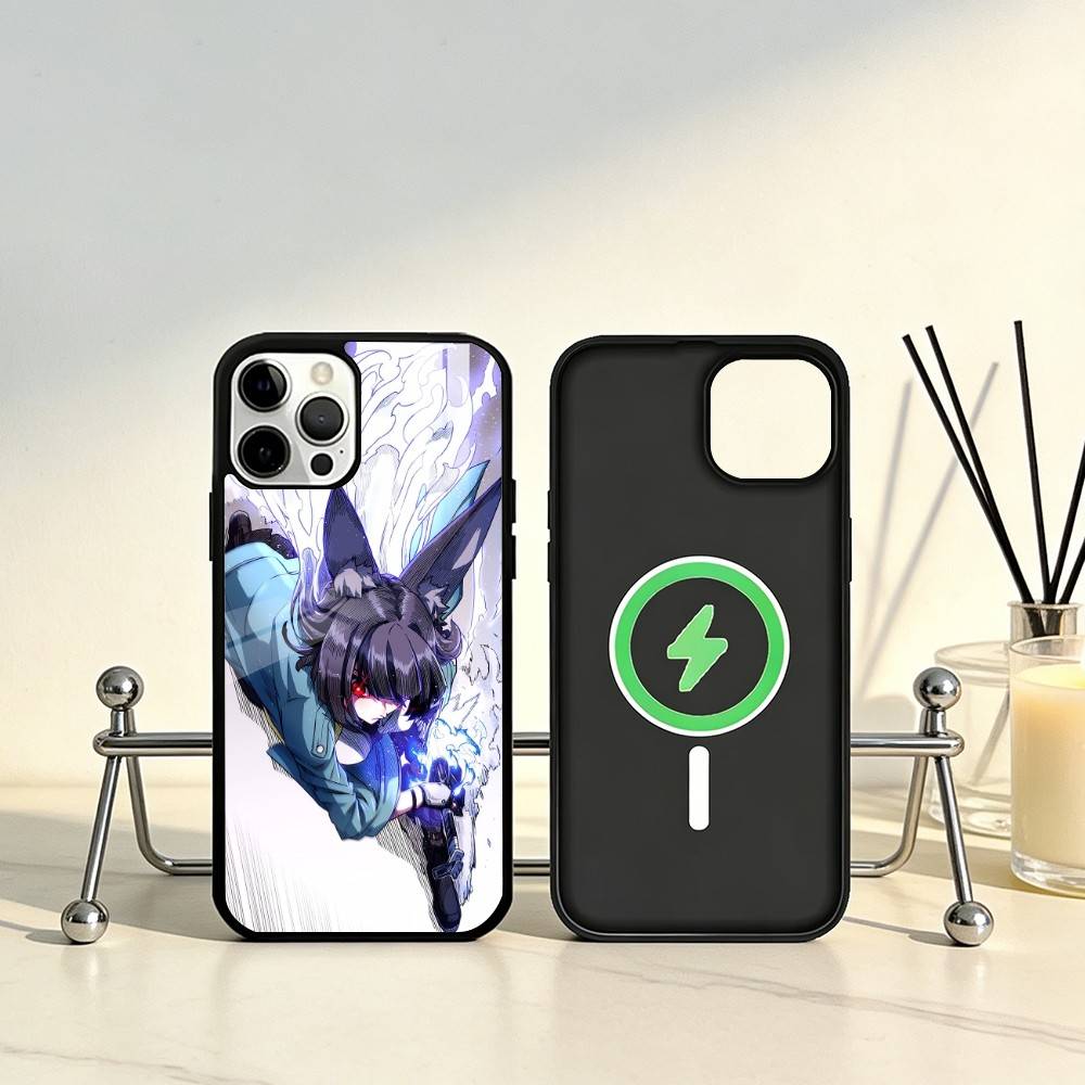 

Zenless Zone Zero Miyabi Hoshimi Phone Case For iPhone17,16,15,14,13,12,11 Plus,Pro Max Magnetic For Magsafe Wireless Charging iPhone16