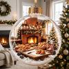 Shatterproof Light-Up Hanging Ball Ornaments LED Christmas Tree Globe Decor  Outdoor Decor