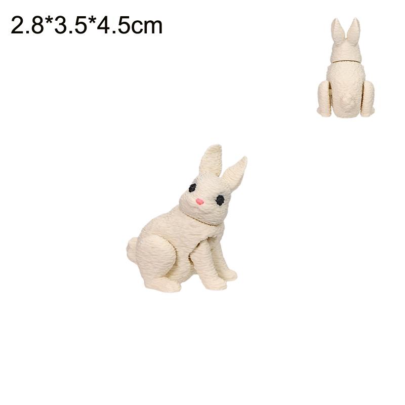 3D Printed Movable Joint Ferret Hermit Crab Flexi Crab Bearded Dragon Animal Figurine Fidget Toy Home Desk Decoration Gift
