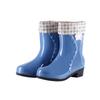 Rain Shoes Women's Medium Tube Half Tube Water Shoes Thickened Bottom Water Glue Shoes Water Boots Rain Boots Female Zhe Xing Velvet Non-slip