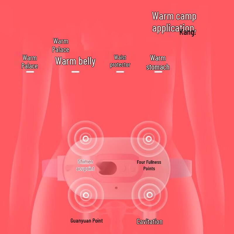 Rechargeable Heating & Vibrating Waist Belt (Bear Design)
