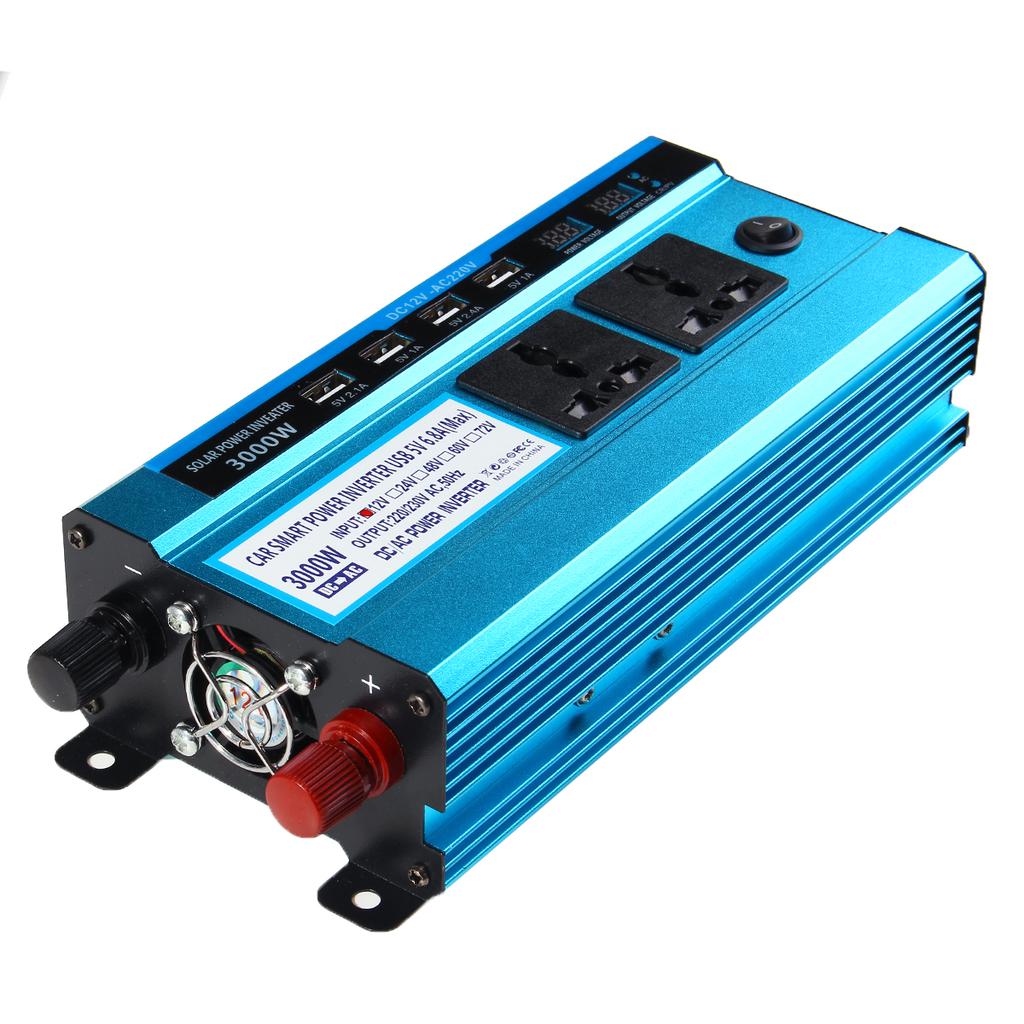 Convertisseur 36V Vers 220V 3000W - Onduleur Voiture Avec Port USB Et Allume-cigare, Pour Ordinateur, Outils, Camping