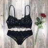 European and American Lace Camisole Bra and Triangle Panty Set - Sexy Temptation Lingerie