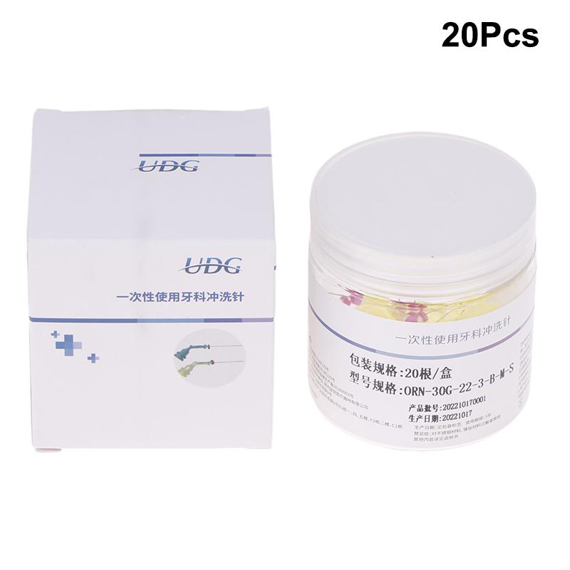 

20 шт. Стоматологические эндодонтические ирригационные иглы 30G изогнутые с боковыми отверстиями 22/26 мм многоразовый шприц для ирригации корневых каналов стоматологические материалы жёлтый