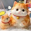 Simulation Cat Squeeze Toy Anxiety Stress Relief Kitten Pinch Sensory Toy Kids Adults Soft Silicone Stress Ball Animal Fidget Toy