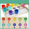 Montessori Math Counting Board Wooden Educational Toy For Kids Number Recognition And Sorting