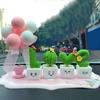 Valentine's Day Cactus Resin Bonsai Car Ornament