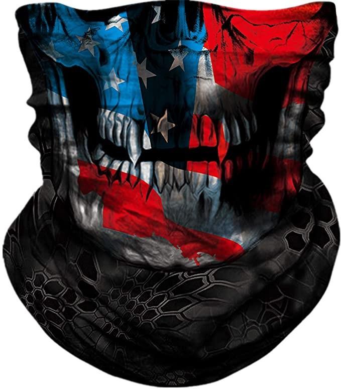 Skull Men Balaclava Ski Mask Cycling Caps Snowboard Face Cover Motorcycle Bicycle Helmet Hood Bandana Scarf Breathable Windproof