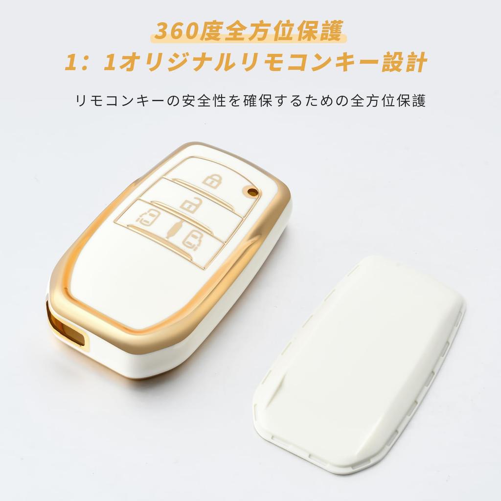 OFFCURVE Sienta Key Cover, 4 Buttons, Designed exclusively for Toyota Noah 90 Series, New