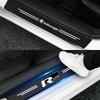 2026 Hot For Volkswagen VW 4Pcs Carbon Fiber Car Door Sill Protector Threshold Stickers For Volkswagen VW Golf Passat Touareg To