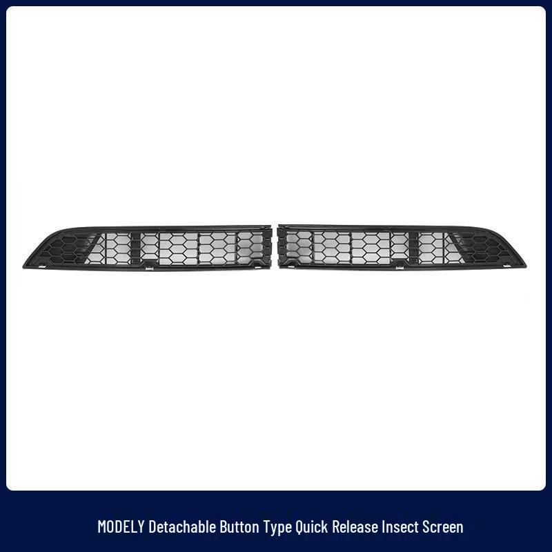 Custom-fit Detachable Insect Screen and Water Deflector for Tesla Model 3/Y