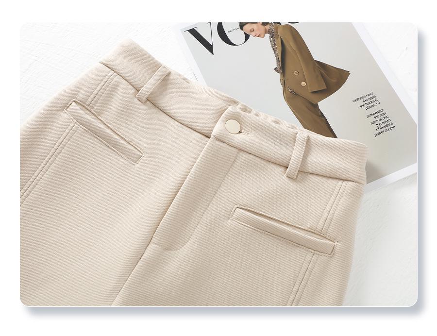 Ankola Dámské červené drapované kalhoty se širokými nohavicemi - Nová podzimní/zimní kolekce 2024