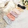 [5-Set] Lulu Women's Plain Mesh Summer Footwear Silicone Fake Socks