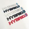 3D Metal HYBRID Logo Side Fender Rear Trunk Emblem Badge Car Sticker Decals For Toyota Prius Camry Crown Auris Rav4s TRD