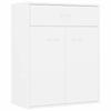 VidaXL Buffet Blanc 60 x 30 x 75 cm Aggloméré