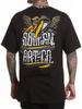 Sullen Men's Short Sleeve Strike Standard T-shirt Tattoo Cobra with Wings Tee