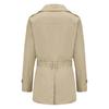 2023 Autumn/Winter Men's Slim Fit Double-Breasted Long-Sleeve Trench Coat In European & American Style