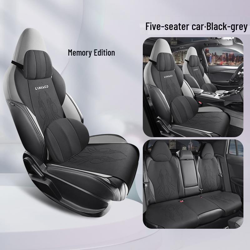 Lynk&Co 01 Suede Car Seat Cushion - Universal Fit for All Seasons